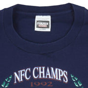 NFL - Dallas Cowboys Super Bowl 28th Single Stitch T-Shirt 1992 X-Large Vintage Retro Football