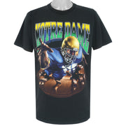 NCAA (Nutmeg) - Notre Dame Fighting Irish Breakout T-Shirt 1990s X-Large Vintage Retro Football College