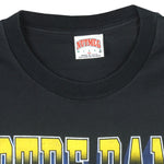 NCAA (Nutmeg) - Notre Dame Fighting Irish Breakout T-Shirt 1990s X-Large Vintage Retro College