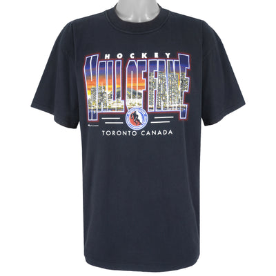 NHL (Bulletin) - Hockey Hall Of Fame Canada Single Stitch T-Shirt 1990s X-Large
