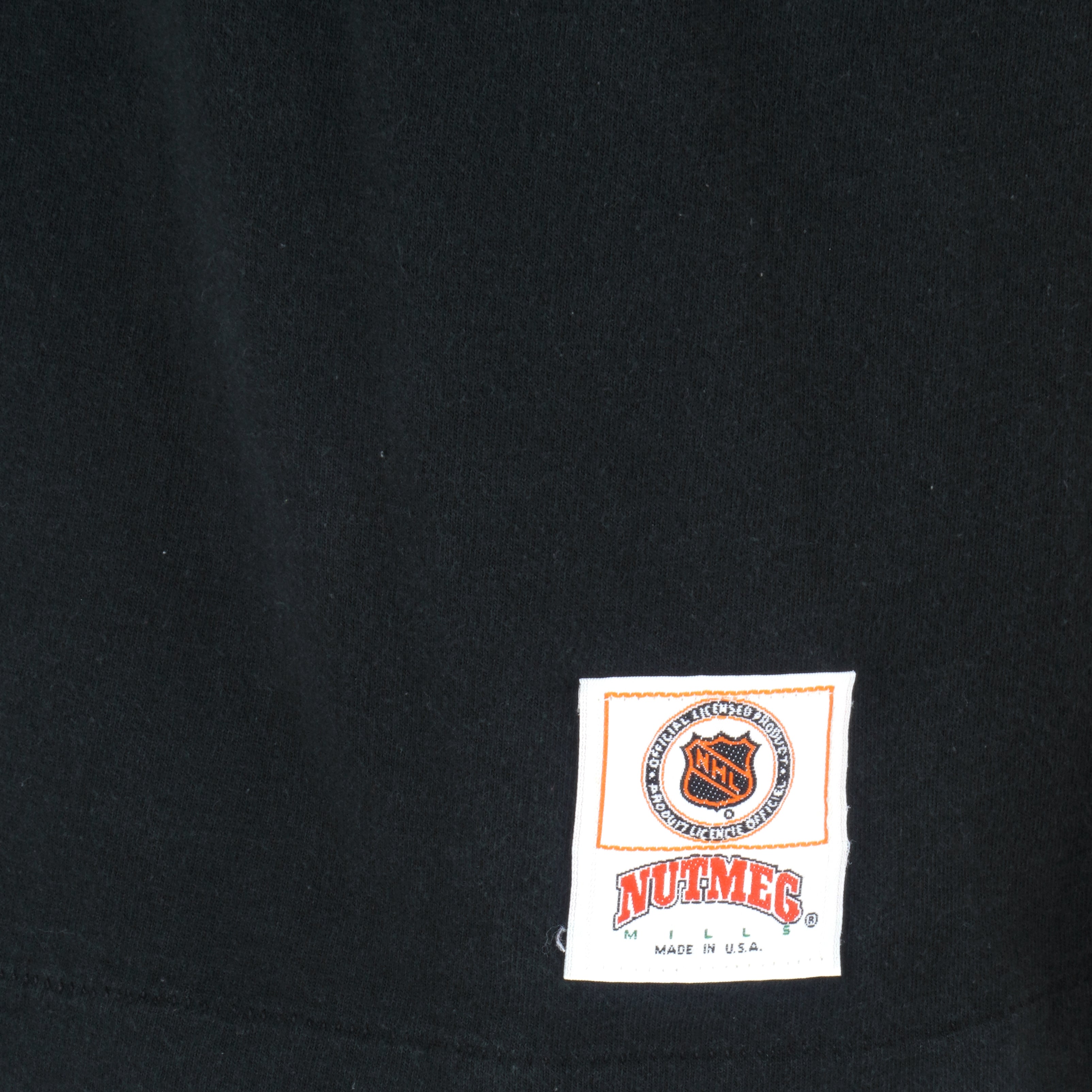 NHL (Nutmeg) - Chicago Blackhawks Single Stitch T-Shirt 1990s Large Vintage Retro Hockey