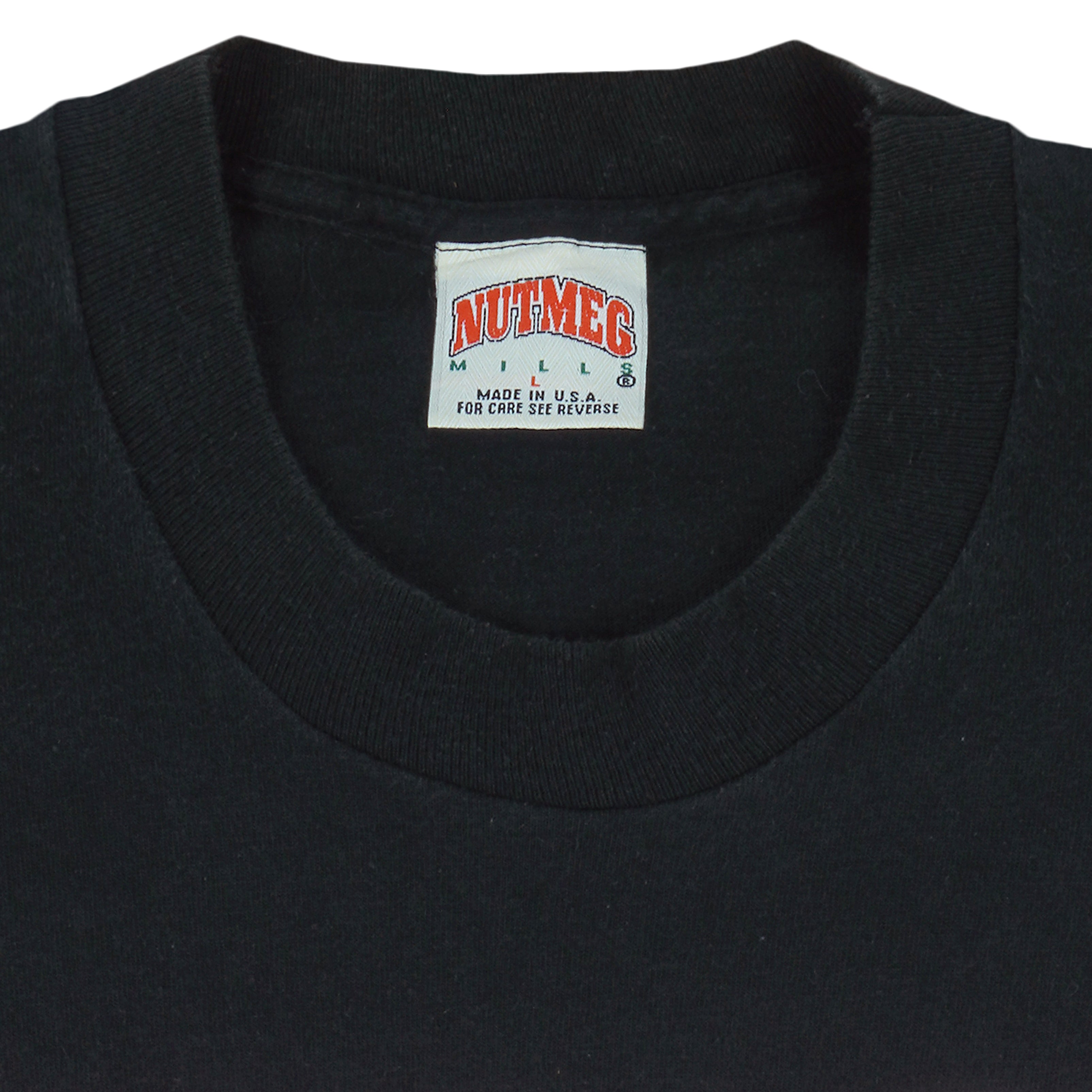 NHL (Nutmeg) - Chicago Blackhawks Single Stitch T-Shirt 1990s Large Vintage Retro Hockey