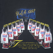 NBA (Nutmeg) - USA Olympic Dream Team Locker Room T-Shirt 1992 Medium Vintage Retro Basketball