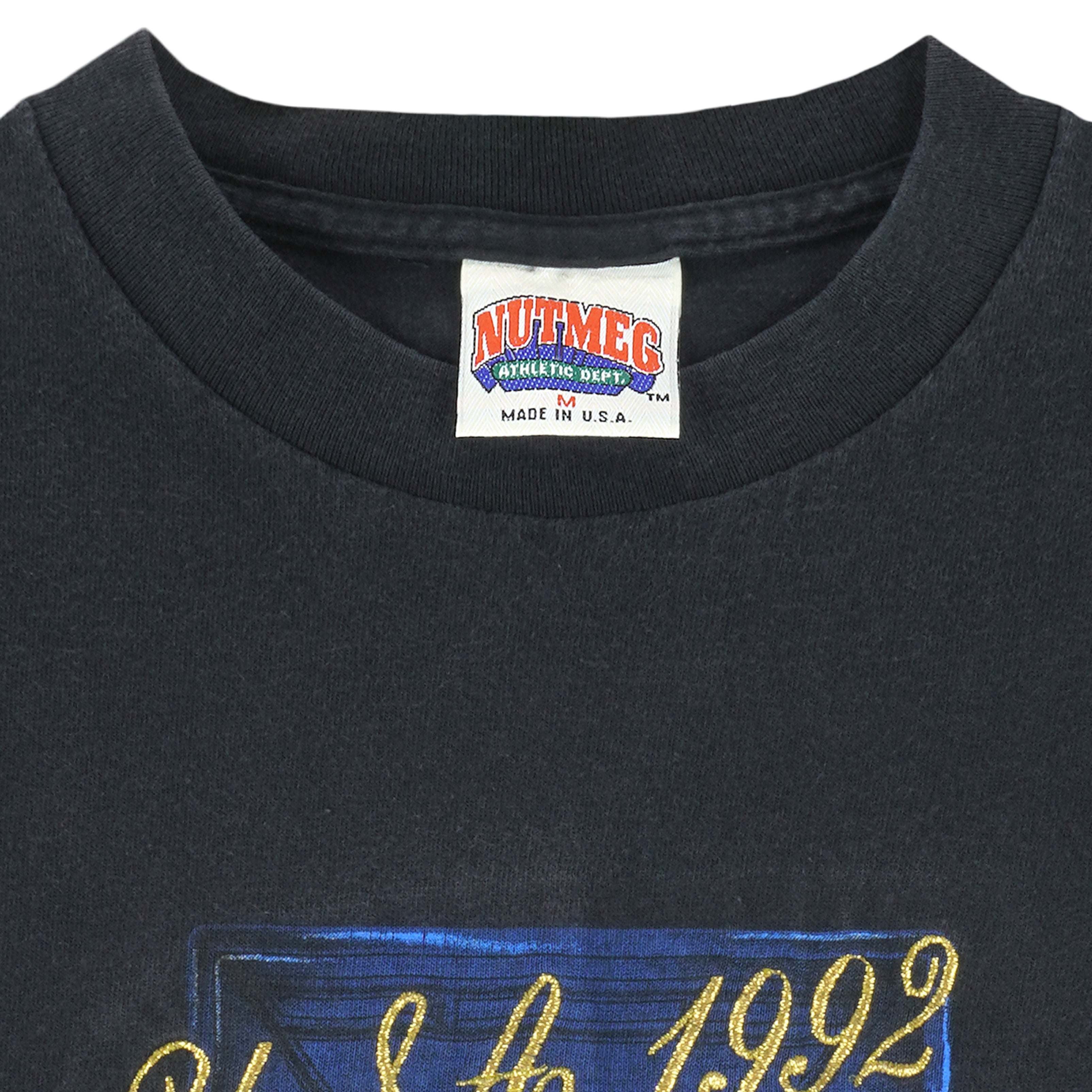 NBA (Nutmeg) - USA Olympic Dream Team Locker Room T-Shirt 1992 Medium Vintage Retro Basketball