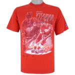 NHL (Pro Player) - Detroit Red Wings, Steve Yzerman T-Shirt 1990s Medium