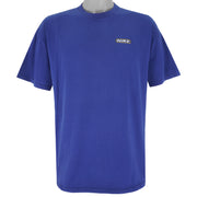 Nike - Blue International Grey Tag T-Shirt 1980s Large Vintage Retro