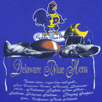 NCAA - Delaware Blue Hens Single Stitch T-Shirt 1990s Medium Vintage Retro College Football