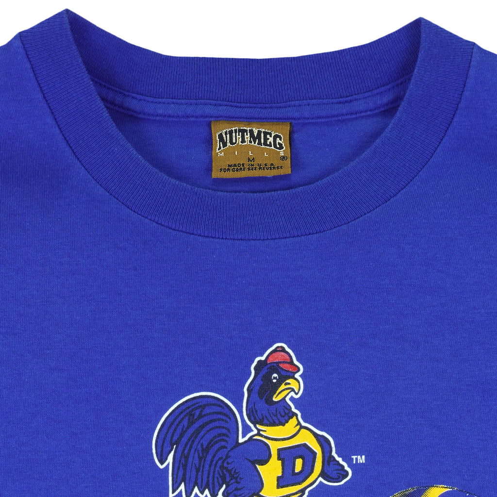 NCAA - Delaware Blue Hens Single Stitch T-Shirt 1990s Medium Vintage Retro College Football