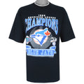 MLB (Waves) - Blue jays Big Logo Champions T-Shirt 1992 Large Vintage Retro Baseball