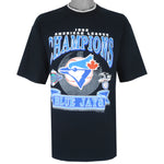 MLB (Waves) - Toronto Blue Jays American League Champions T-Shirt 1992 Large