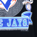 MLB (Waves) - Blue jays Big Logo Champions T-Shirt 1992 Large Vintage Retro Baseball