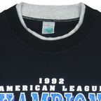 MLB (Waves) - Blue jays Big Logo Champions T-Shirt 1992 Large Vintage Retro Baseball