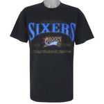 NBA (Lee) - Philadelphia 76ers Eastern Conference T-Shirt 1990s Large