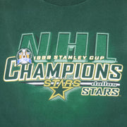NHL (Lee) - Dallas Stars Stanley Cup Champions T-Shirt 1999 Large Vintage Retro Hockey