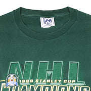 NHL (Lee) - Dallas Stars Stanley Cup Champions T-Shirt 1999 Large Vintage Retro Hockey