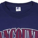 Starter - Vancouver Canucks Big Logo T-Shirt 1990s X-Large Vintage Retro Hockey