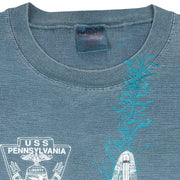 Vintage - USS Pennsylvania SSBN-735 Single Stitch T-Shirt 1990s X-Large Vintage Retro