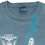 Vintage - USS Pennsylvania SSBN-735 Single Stitch T-Shirt 1990s X-Large Vintage Retro