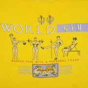 Vintage (Mac Gregor) - World GYM Single Stitch T-Shirt 1990s Medium Vintage Retro