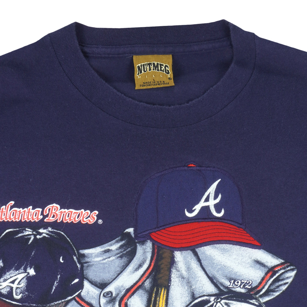 MLB (Nutmeg) - Atlanta Braves Locker Room T-Shirt 1990s Large