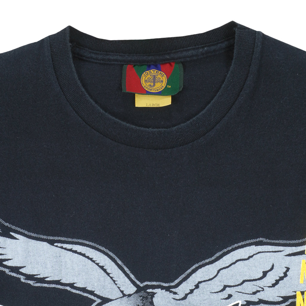 NFL (Jostens) - Philadelphia Eagles Single Stitch T-Shirt 1990s Large Vintage Rretro