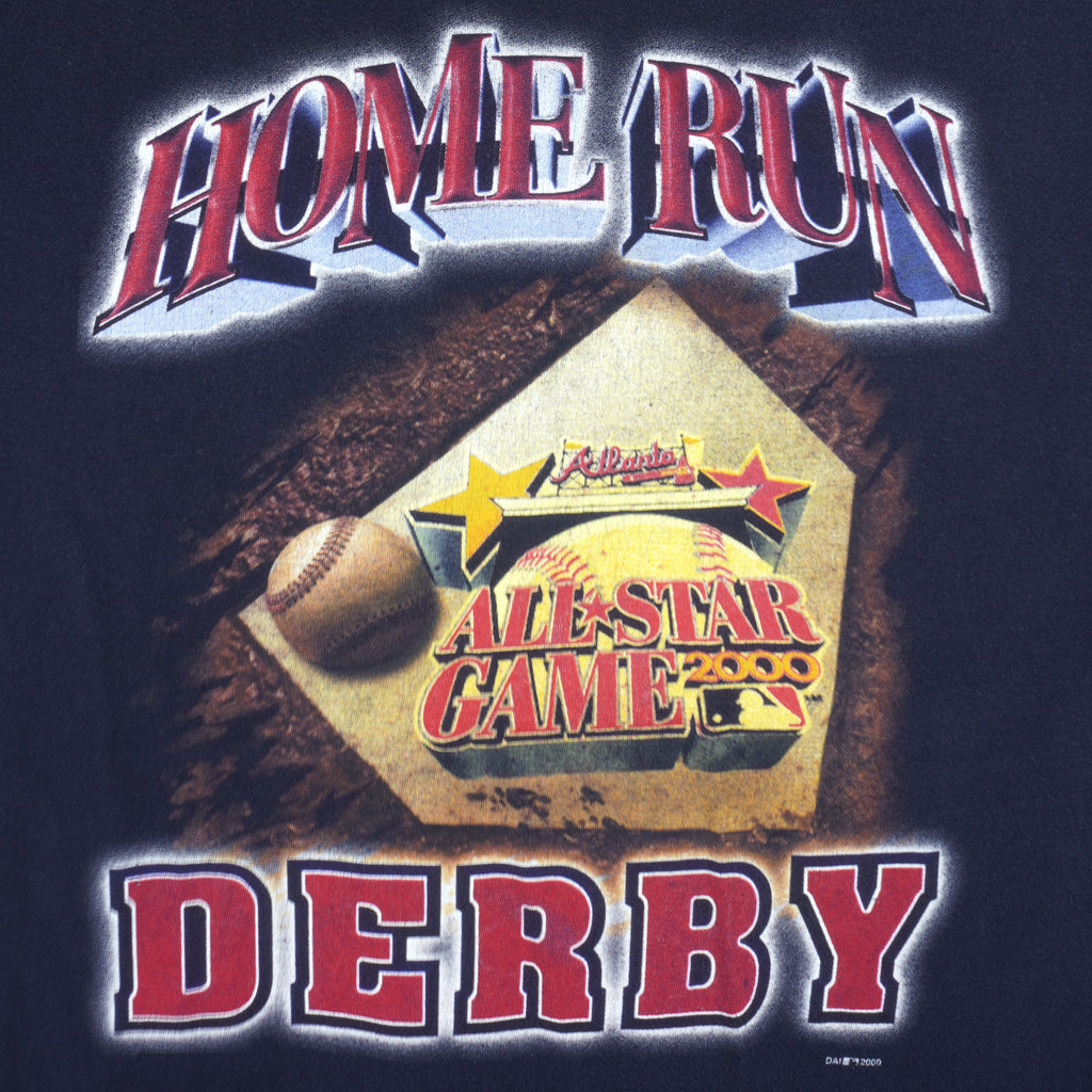 Vintage (Dynasty) - Derby Home Run Baseball T-Shirt 2000 X-Large Vintage Retro Baseball