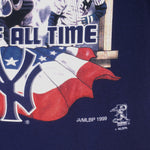 MLB - New York Yankees The Greatest Team Of All Time T-Shirt 1999 Large Vintage Retro Baseball