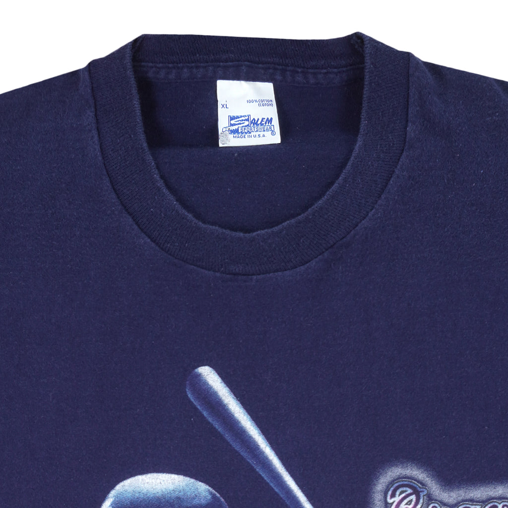 MLB (Salem) - Atlanta Braves David Justice Single Stitch T-Shirt 1990s X-Large Vintage Retro Baseball