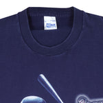MLB (Salem) - Atlanta Braves David Justice Single Stitch T-Shirt 1990s X-Large Vintage Retro Baseball