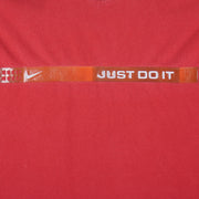 Nike - Red Just Do It T-Shirt 2000s Large Vintage Retro