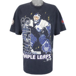 NHL (Bulletin Athletic) - Toronto Maple Leafs Spell-Out T-Shirt 1990s X-Large Vintage Retro Hockey