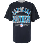NFL (Logo Athletic) - Carolina Panthers Single Stitch T-Shirt 1994 X-Large Vintage Retro Football