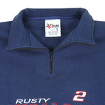 NASCAR (Chase) - Rusty Wallace No. 2 Embroidered Sweatshirt 1990s Medium Vintage Retro