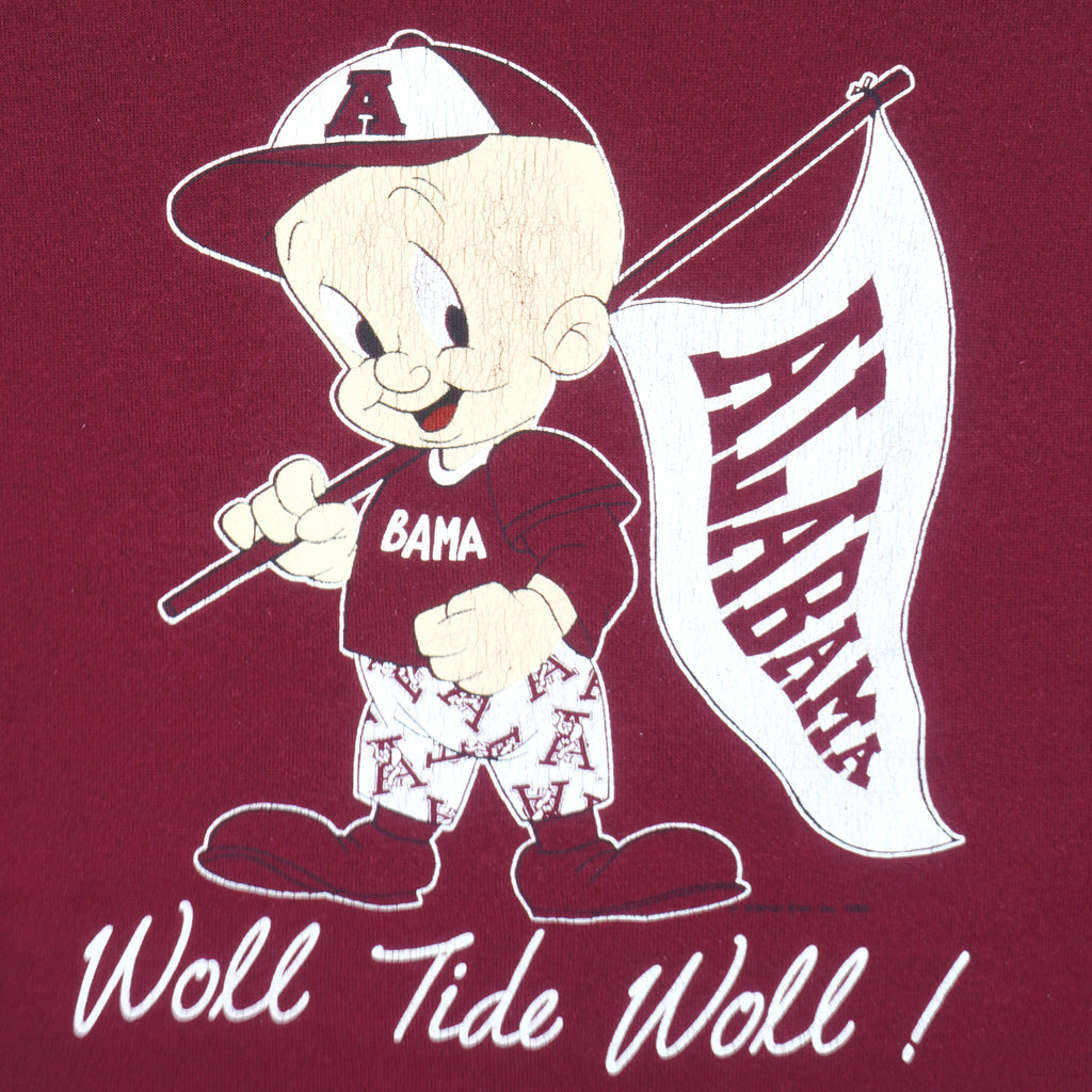 NCAA - Alabama Crimson Tide Crew Neck Sweatshirt 1990s X-Large Vintage Retro College