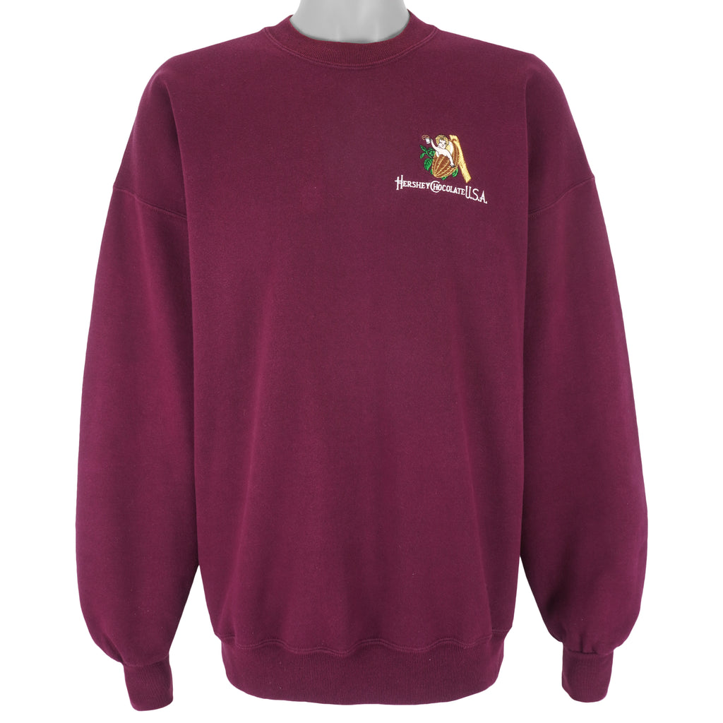 Vintage (Jerzees) - Hershey Chocolate Crewneck Sweatshirt 1990s XX-Large Vintage Retro