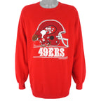 NFL (Artex) - San Francisco 49ers X Peanut Crew Neck Sweatshirt 1990s XX-Large Vintage Retro Football