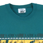 Vintage (Lee) - Africa Impala Safari Crew Neck Sweatshirt 1990s Large Vintage Retro