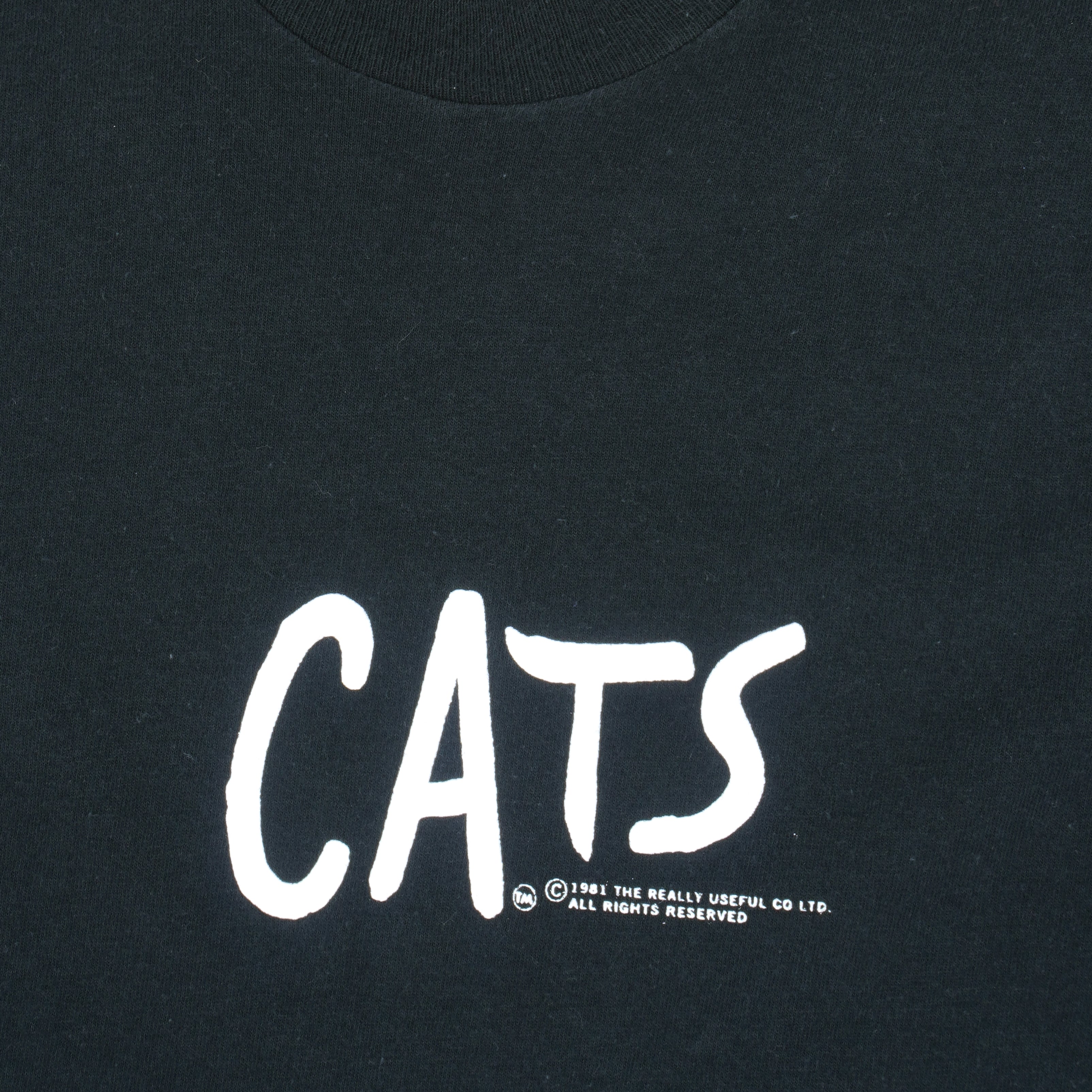 Vintage - Cats Musical Broadway Single Stitch T-Shirt 1981 Small Vintage Retro