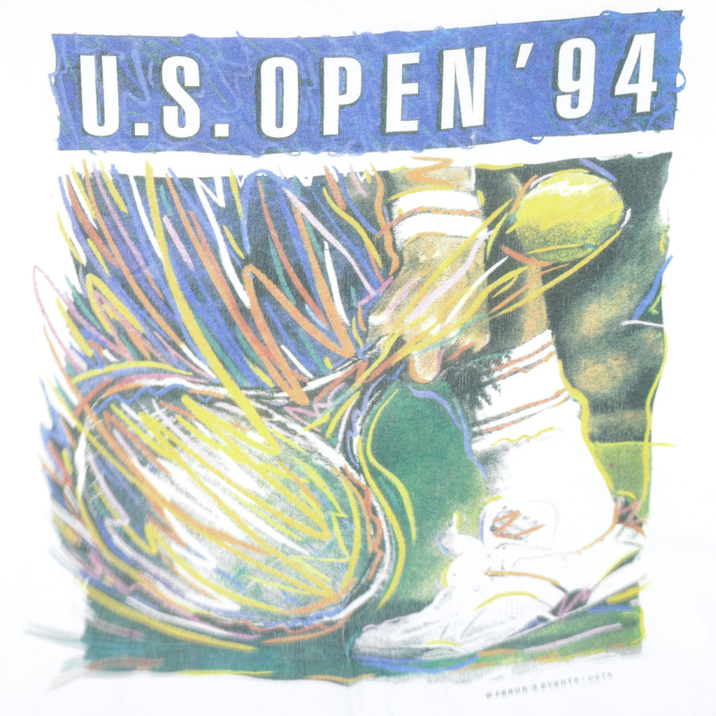 Vintage - Tennis US Open Single Stitch T-Shirt 1994 Large Vintage Retro