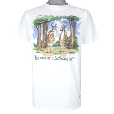 Vintage (The Far Side) - Bummer Of A Birthmark, Hal Deadstock T-Shirt 1986 Large