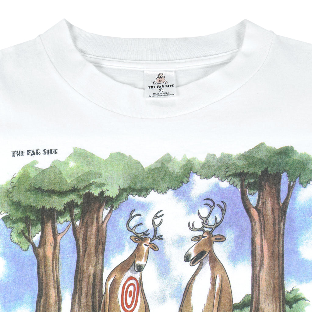 Vintage (The Far Side) - Bummer Of A Birthmark, Hal T-Shirt 1986 Large Vintage Retro 