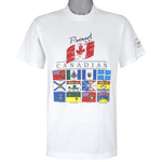Vintage - Proud To Be Canadian Single Stitch T-Shirt 1992 Large