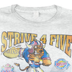 NFL - Strive 4 Five Single Stitch T-Shirt 1990s X-Large Vintage Retro Football