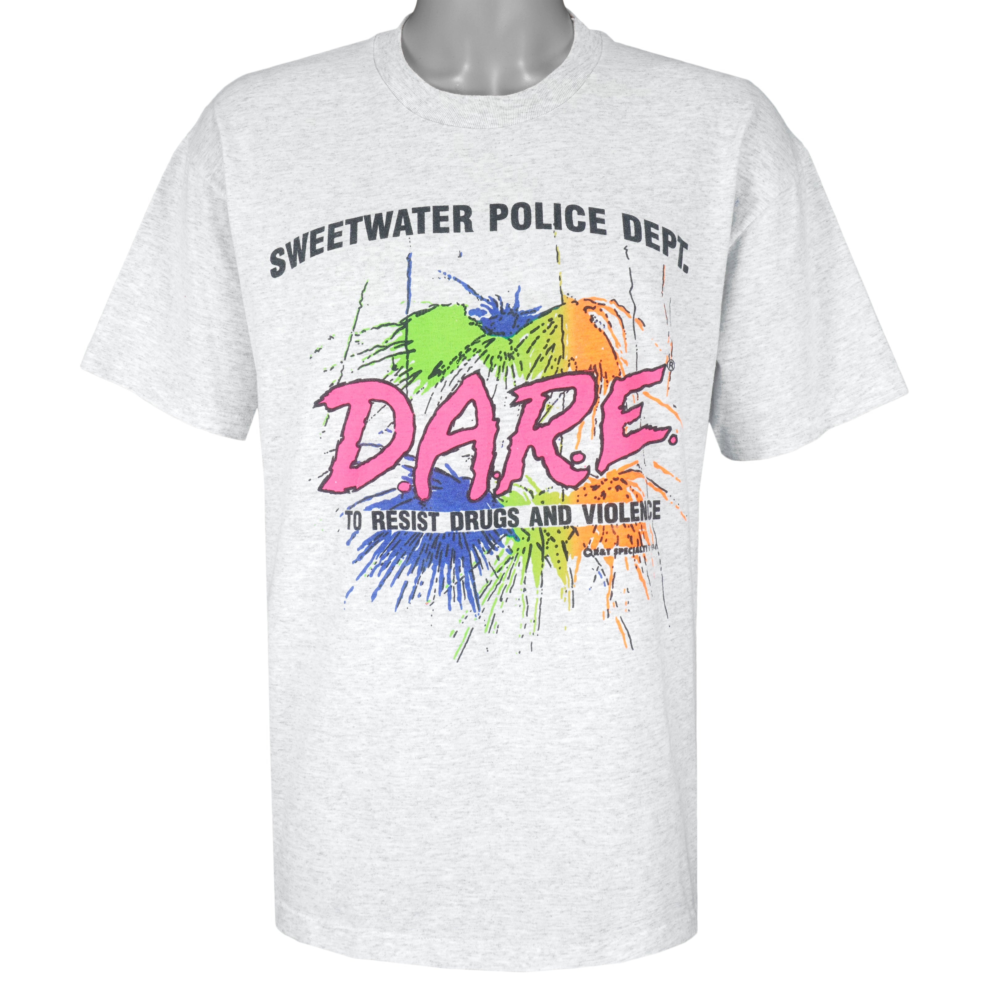 Vintage - Dare to Resist Drugs and Violence Single Stitch T-Shirt 1994 Large Vintage Retro