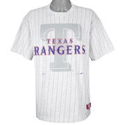 MLB (Nutmeg) - Texas Rangers T-Shirt 1990s X-Large Vintage Retro Baseball