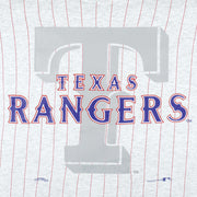 MLB (Nutmeg) - Texas Rangers T-Shirt 1990s X-Large Vintage Retro Baseball
