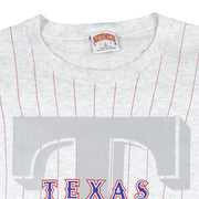 MLB (Nutmeg) - Texas Rangers T-Shirt 1990s X-Large Vintage Retro Baseball