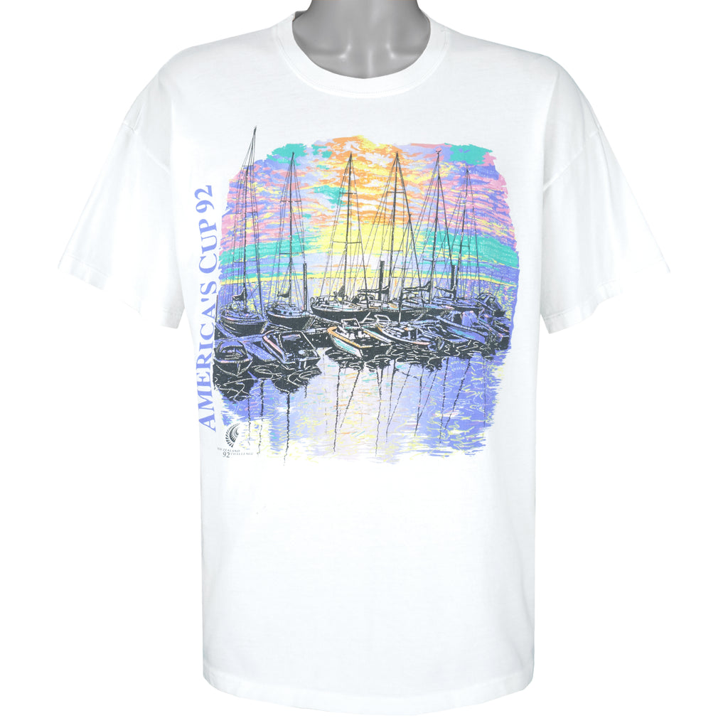 Vintage - Americas Cup 92 New Zealand T-Shirt 1992 X-Large Vintage Retro
