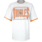 MLB (Salem) - Grey Baltimore Orioles Roll Em Ups T-Shirt 1991 X-Large