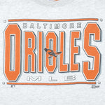 MLB (Salem) - Grey Baltimore Orioles T-Shirt 1991 X-Large Vintage Retro Baseball